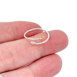 Pura Vida | Vintage Sterling Silver 925 | Arrow Wrap Ring | Size 6
